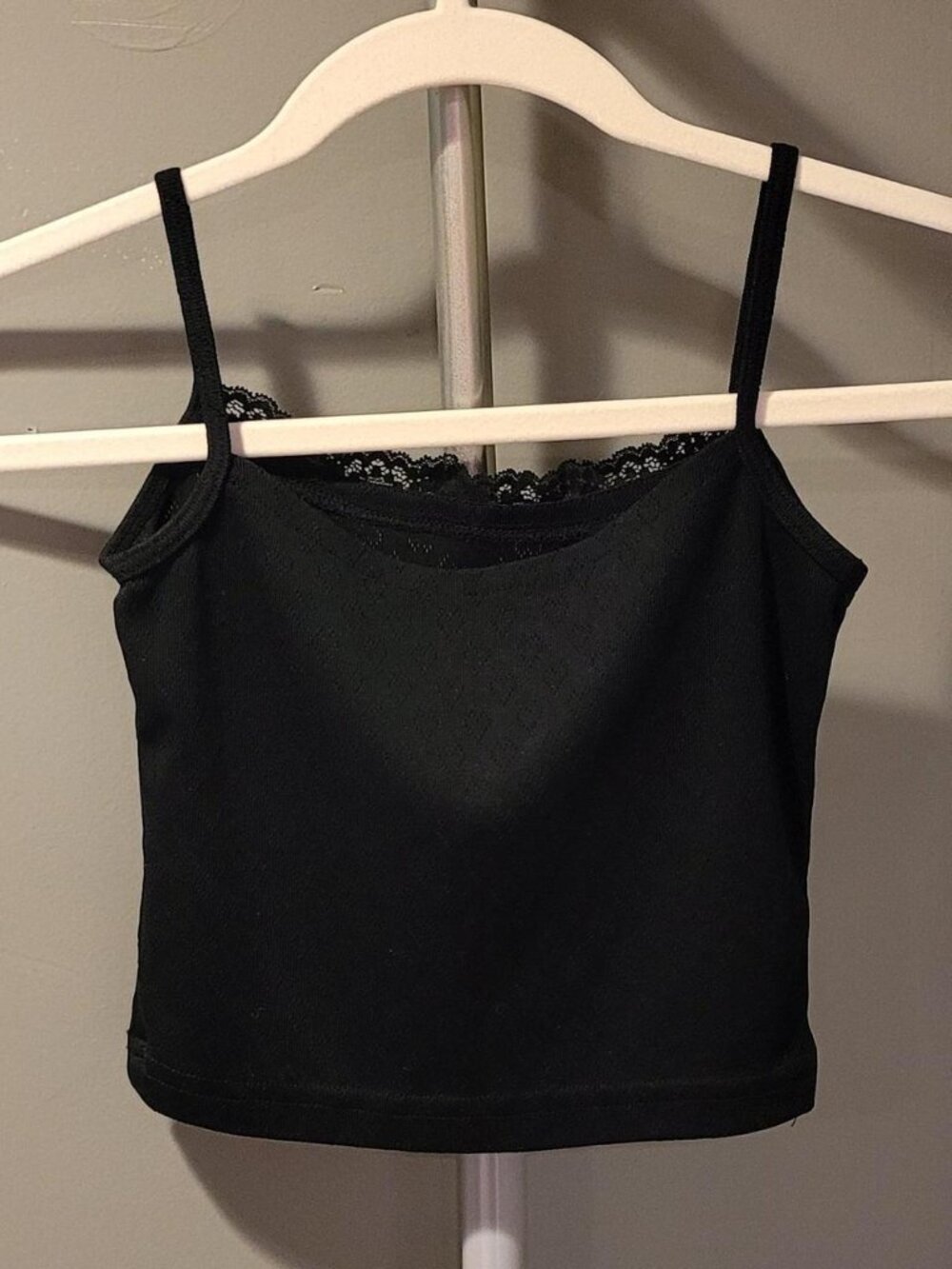 DAZY Women's Black Crop-top